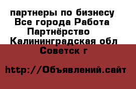 партнеры по бизнесу - Все города Работа » Партнёрство   . Калининградская обл.,Советск г.